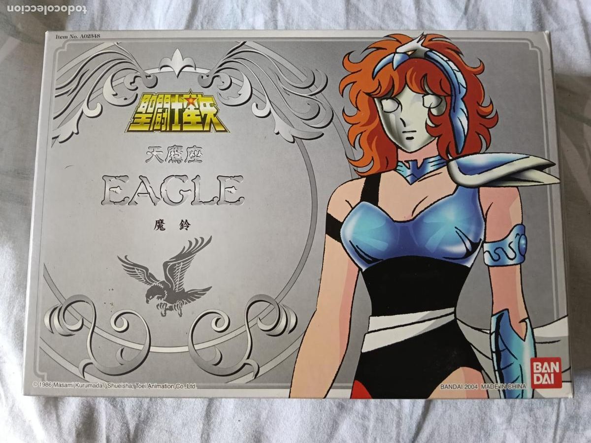 Figuas y Mu&ntilde;ecos Caballeros del Zodiaco: FIGURA SAINT SEIYA MARIN AGUILA - BANDAI - PLATA - CABALLEROS ZODIACO