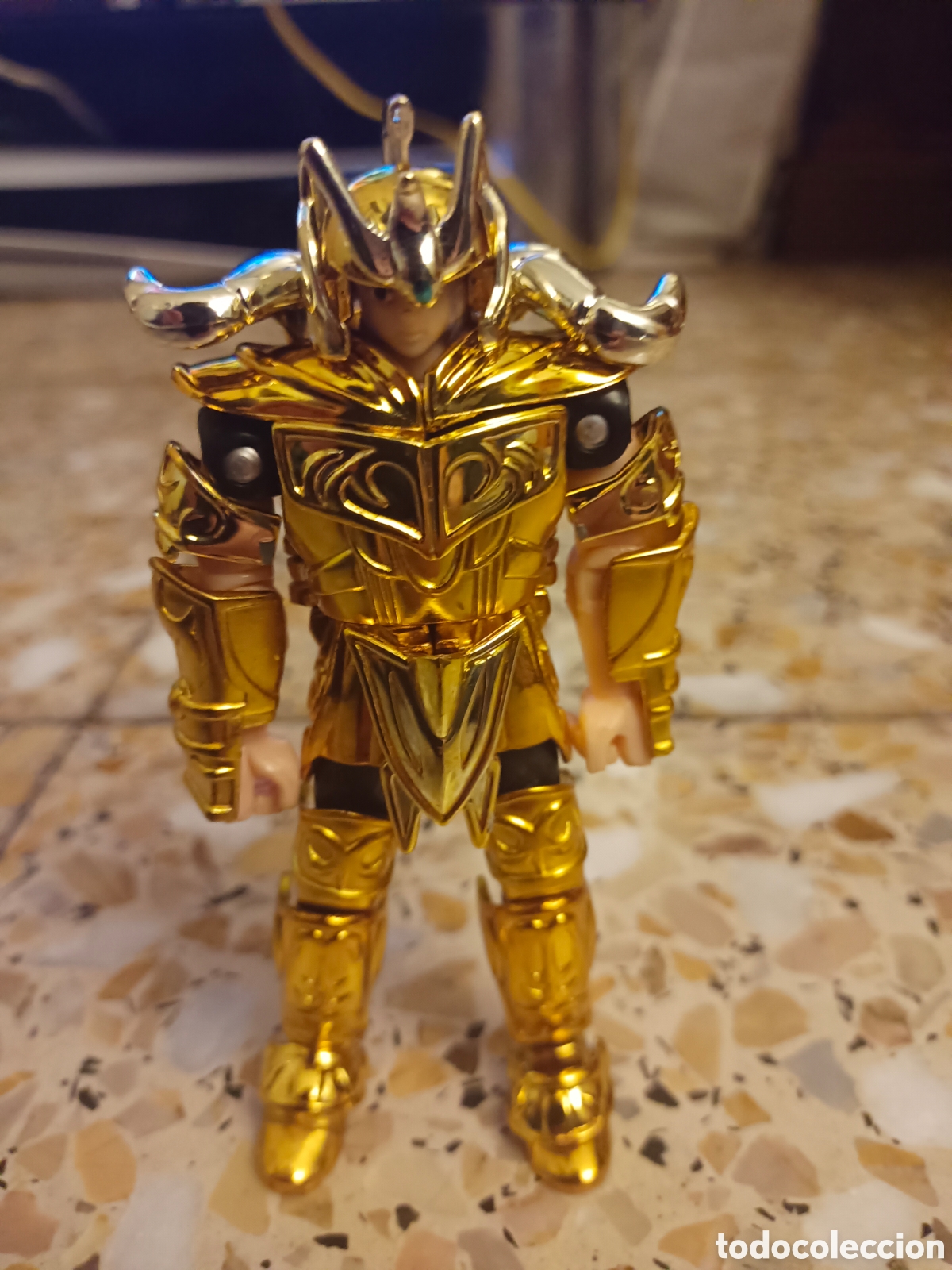 Figuas y Mu&ntilde;ecos Caballeros del Zodiaco: Aries Mu Saint Seiya bandai reedici&oacute;n vintage 2004