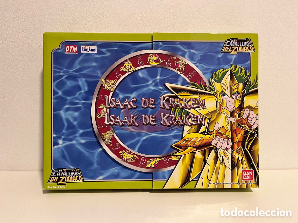 Figuas y Mu&ntilde;ecos Caballeros del Zodiaco: Los Caballeros del Zodiaco Isaac de Kraken DTM Long Jump Bandai Saint Seiya Vintage Completo