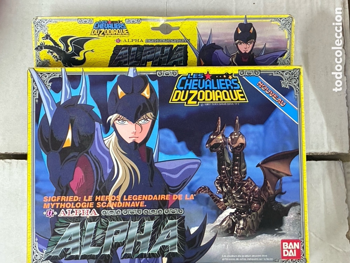 Figuas y mu&ntilde;ecos Caballeros del Zodiaco: FIGURA CABALLEROS DEL ZODIACO ALPHA EN SU CAJA ORIGINAL