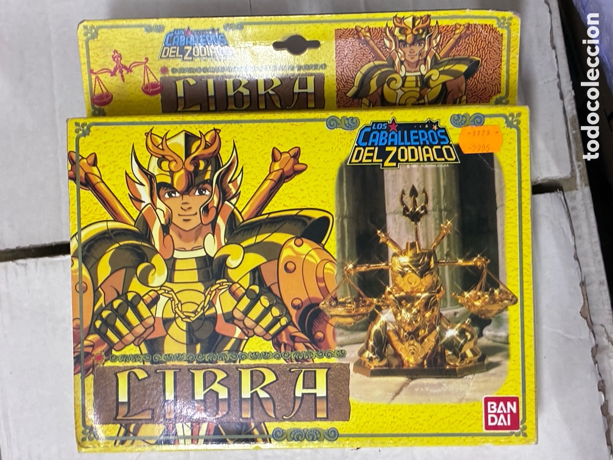 Figure e Bambolotti Caballeros del Zodiaco: FIGURA CABALLEROS DEL ZODIACO LIBRA EN SU CAJA ORIGINA