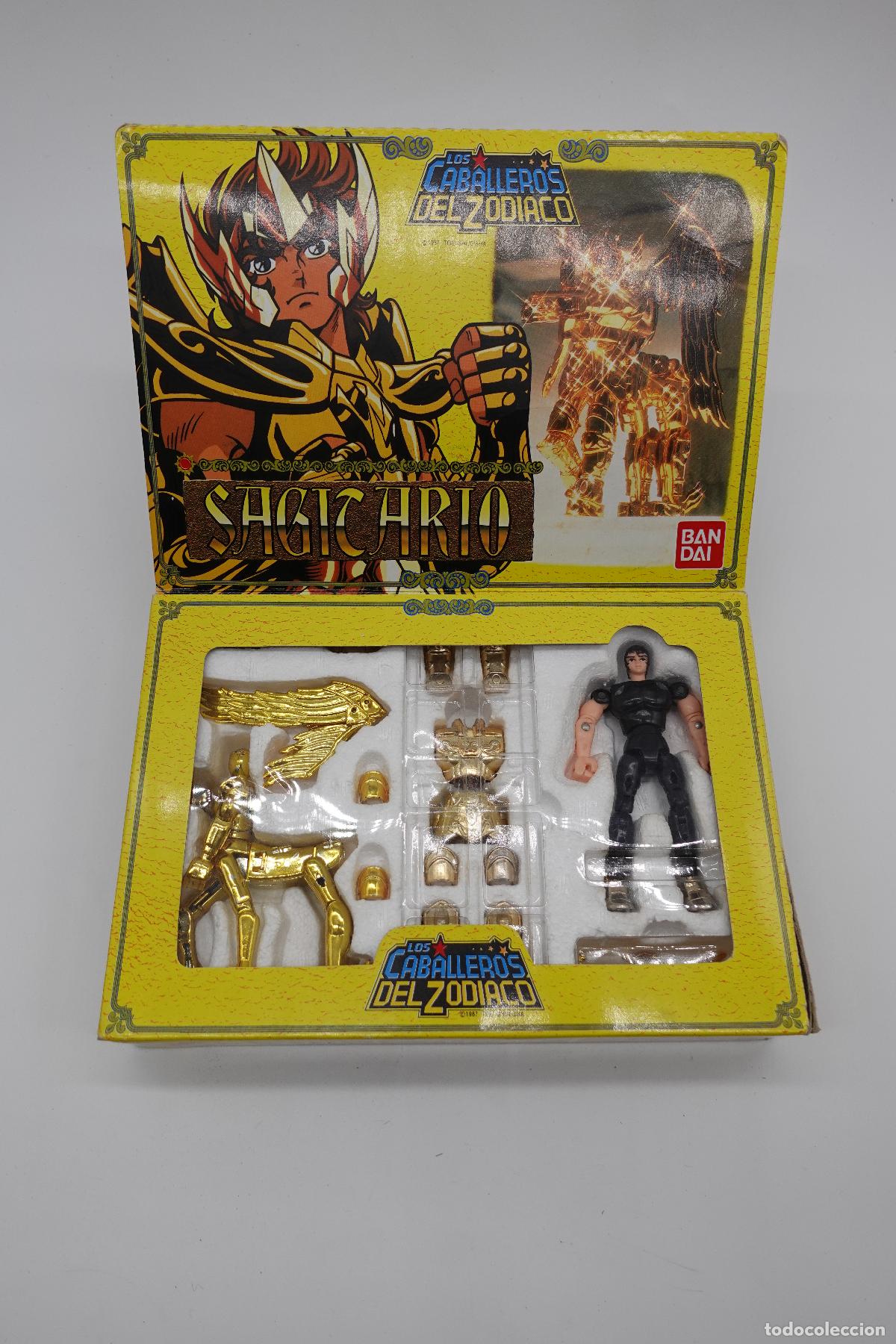 Figuas von Saint Seiya: FIGURA LOS CABALLEROS DEL ZOD&Iacute;ACO SAGITARIO BANDAI VINTAGE EN SU CAJA ORIGINAL