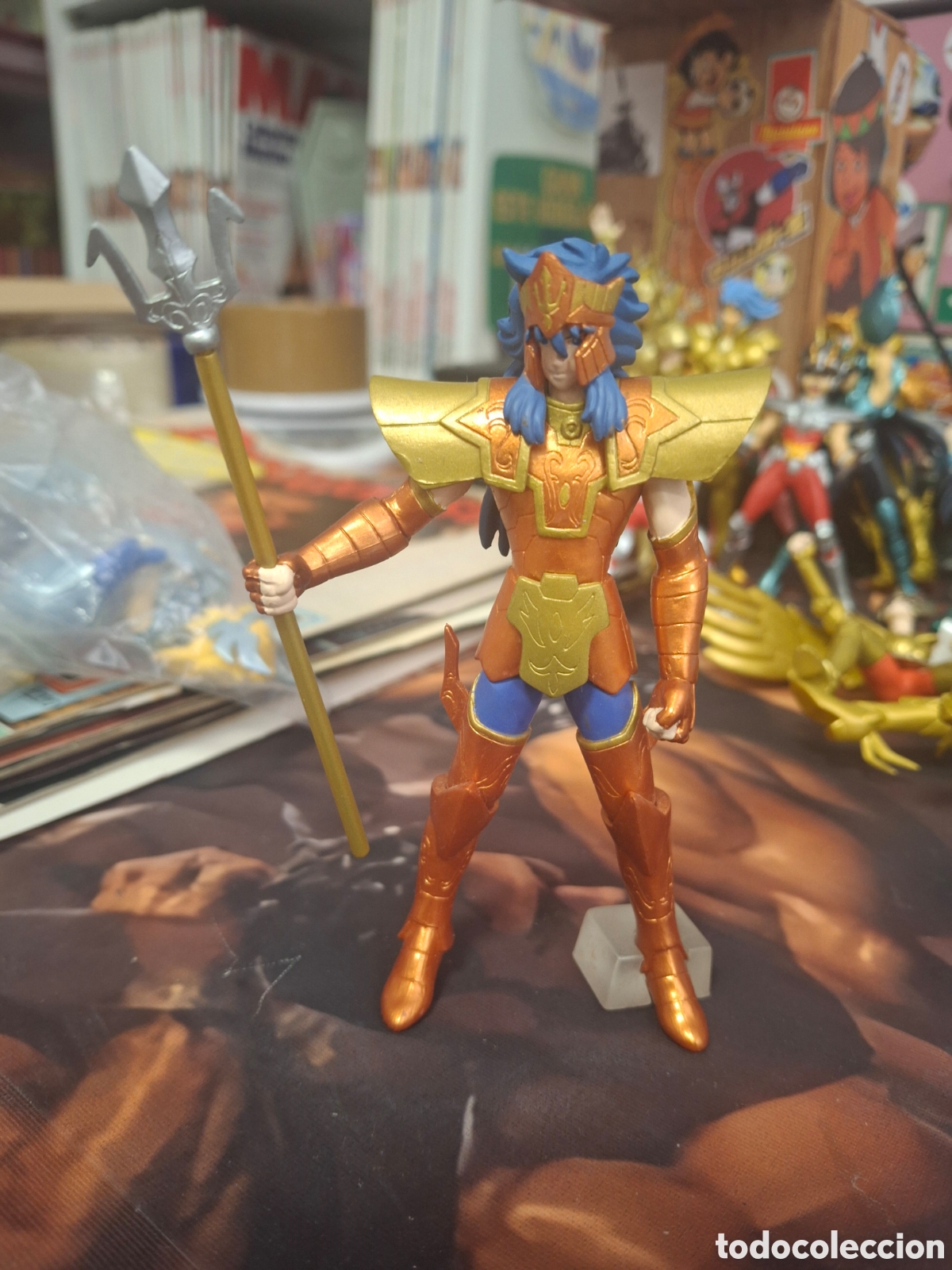 Figuas y mu&ntilde;ecos Caballeros del Zodiaco: CABALLEROS DEL ZODIACO BANDAI SAINT SEIYA gachapon poseidon general dios de los mares