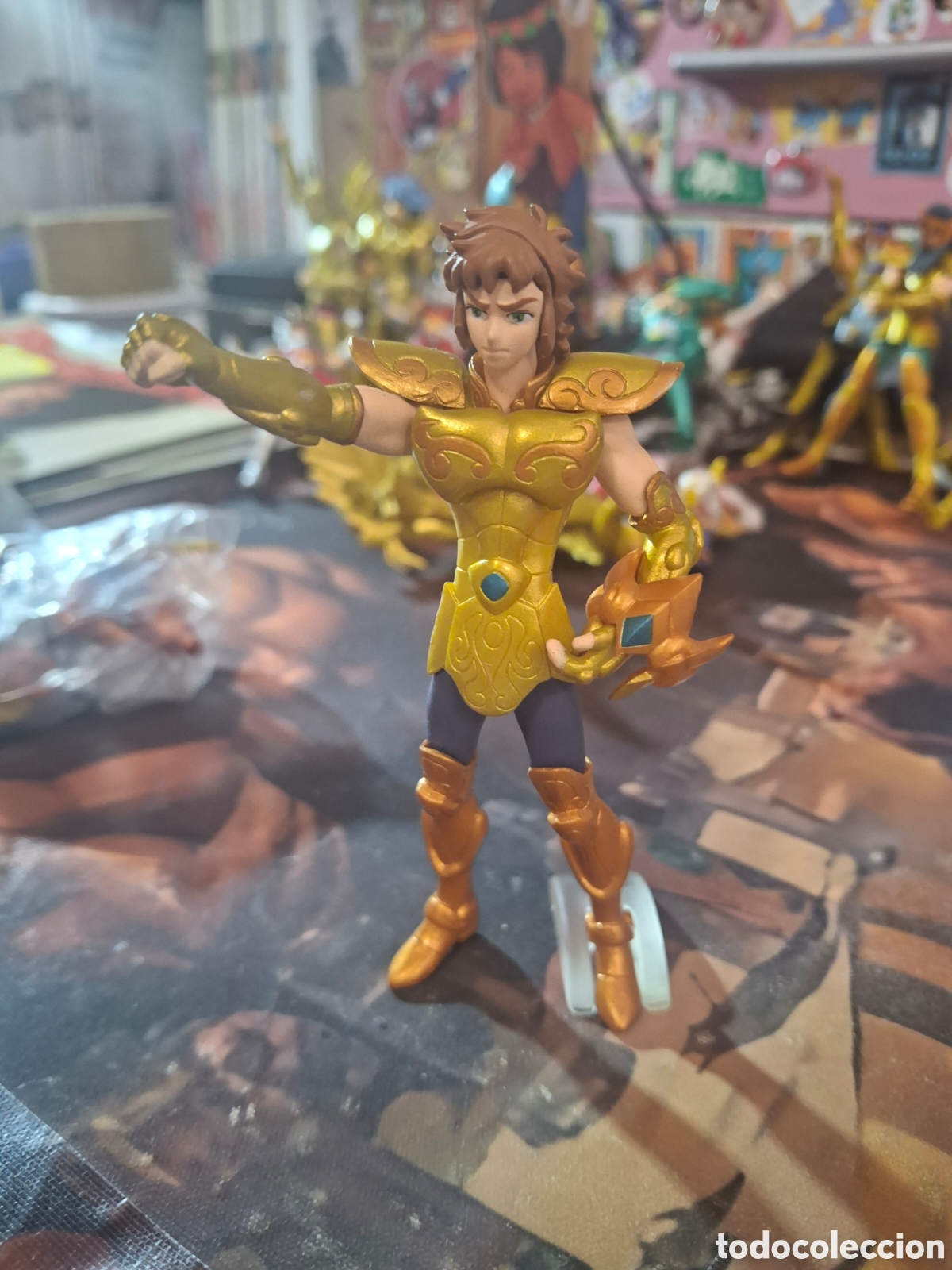 Figuas y mu&ntilde;ecos Caballeros del Zodiaco: CABALLEROS DEL ZODIACO BANDAI SAINT SEIYA gachapon leo ayoros aioros