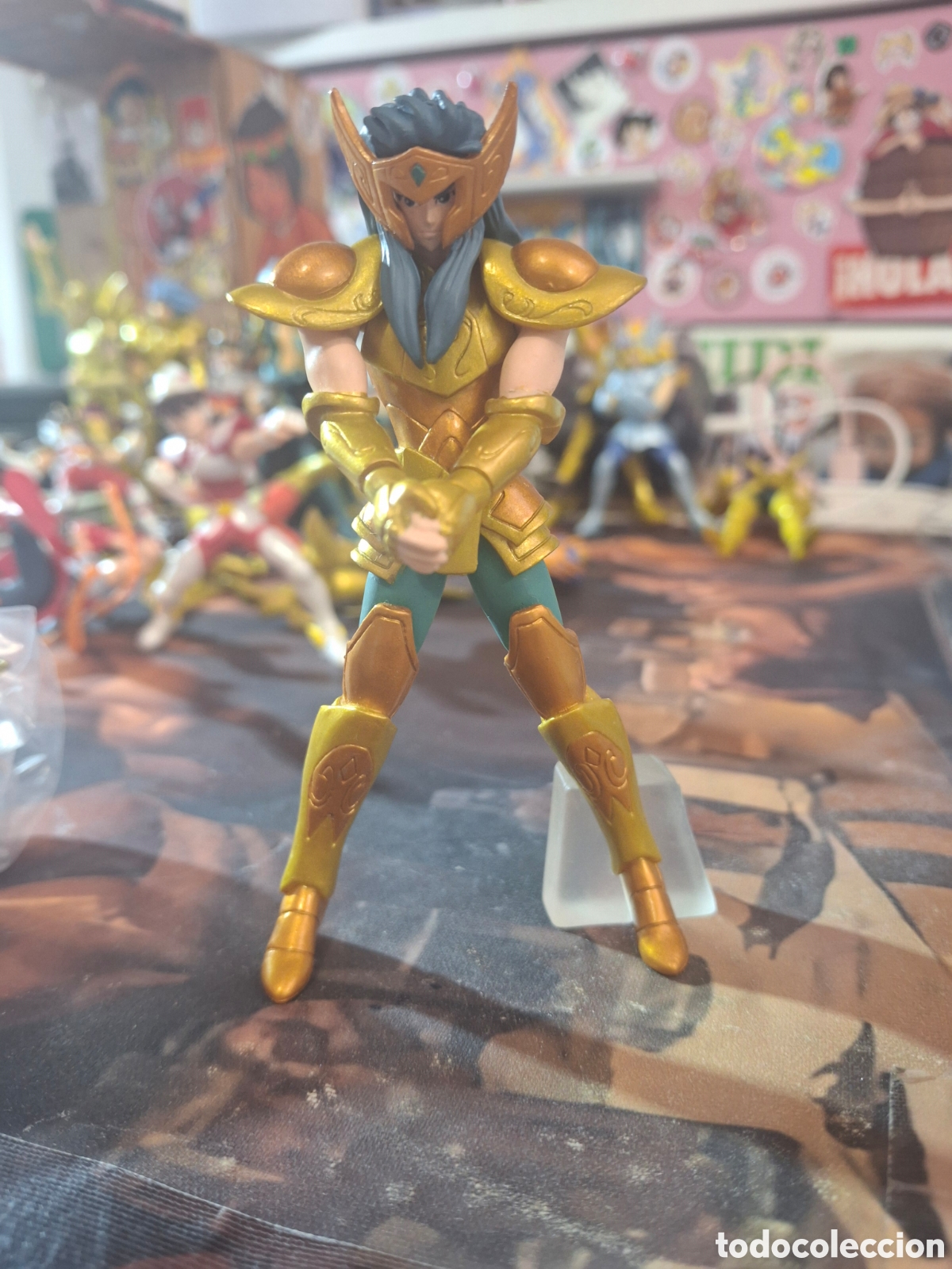Figuas y mu&ntilde;ecos Caballeros del Zodiaco: CABALLEROS DEL ZODIACO BANDAI SAINT SEIYA gachapon camus acuario acuarius