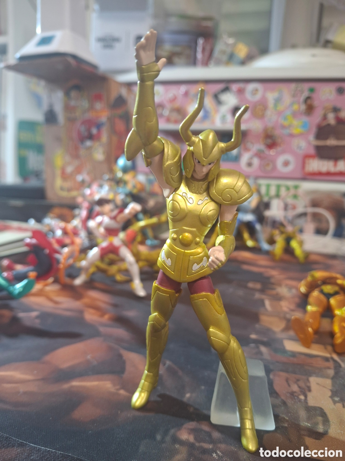 Figuras e Bonecos Os Cavaleiros do Zod&iacute;aco: CABALLEROS DEL ZODIACO BANDAI SAINT SEIYA gachapon shura capricornio