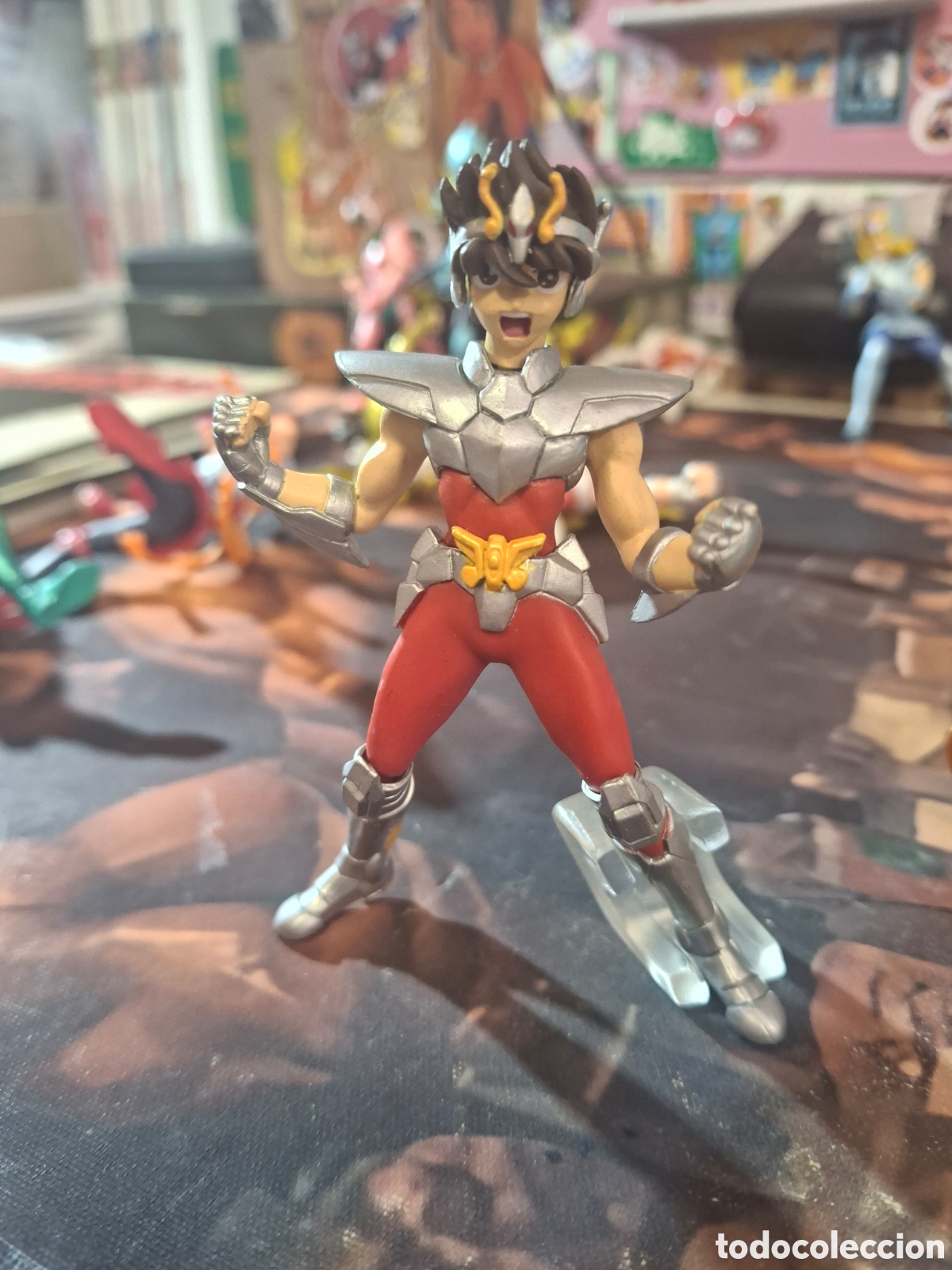 Figuas y mu&ntilde;ecos Caballeros del Zodiaco: CABALLEROS DEL ZODIACO BANDAI SAINT SEIYA gachapon pegaso segunda armadura
