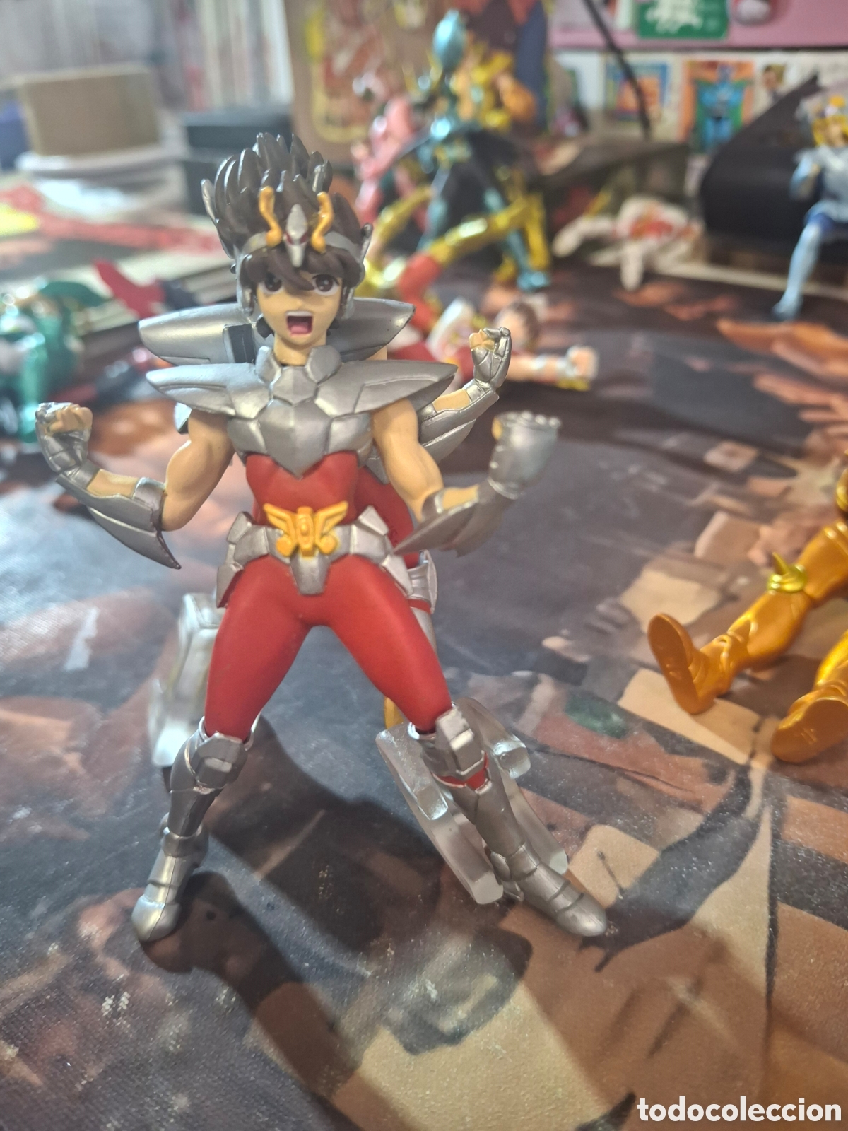 Figuas y mu&ntilde;ecos Caballeros del Zodiaco: CABALLEROS DEL ZODIACO BANDAI SAINT SEIYA gachapon pegaso segunda armadura