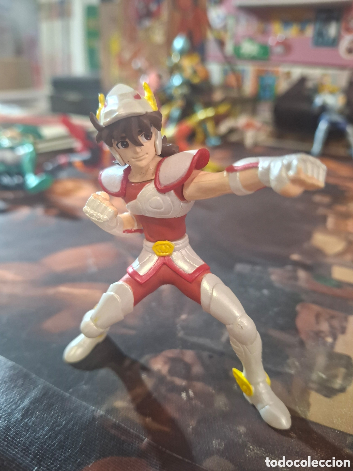 Figuas y mu&ntilde;ecos Caballeros del Zodiaco: CABALLEROS DEL ZODIACO BANDAI SAINT SEIYA gachapon pegaso primera armadura