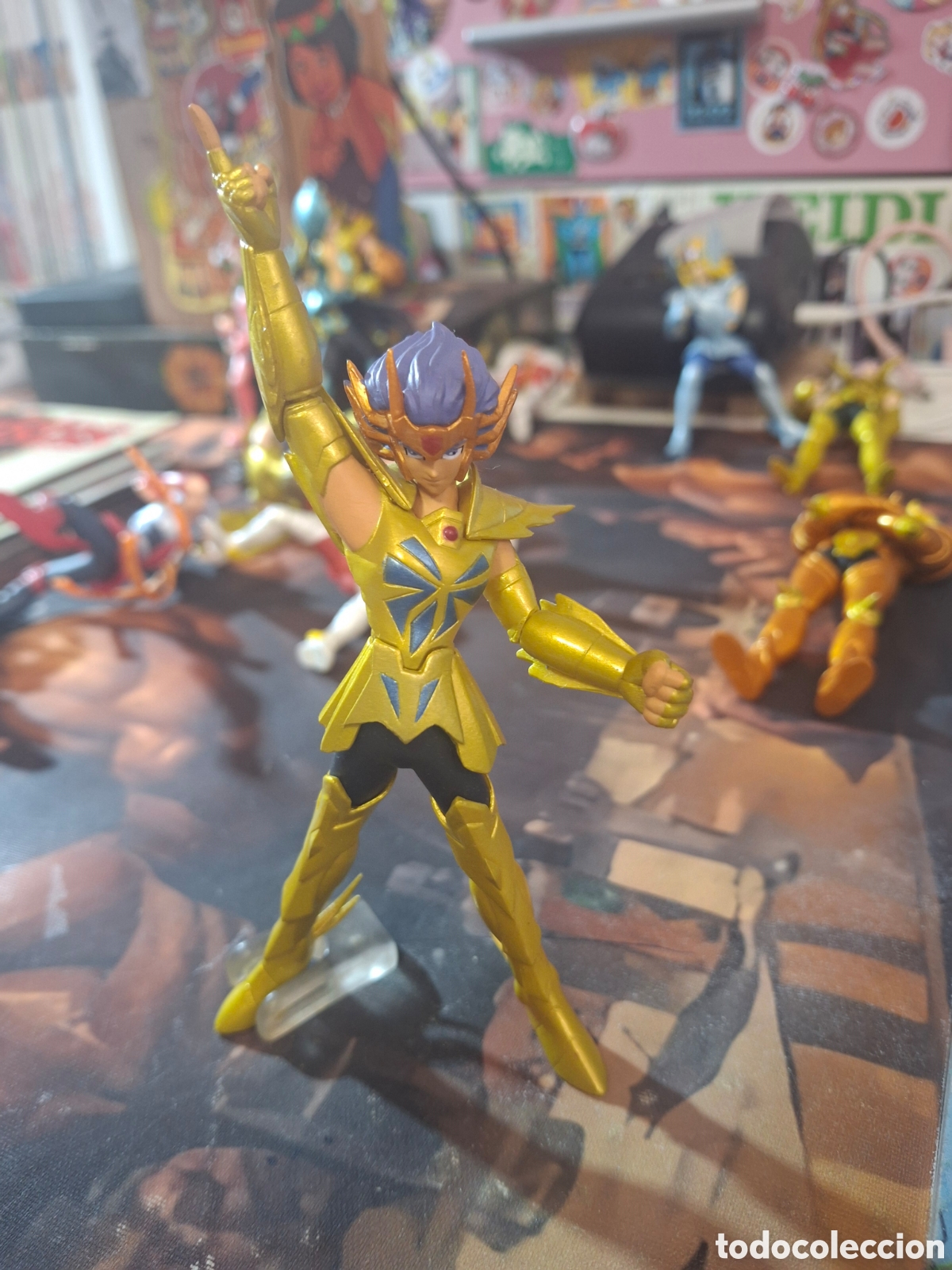 Figuas y mu&ntilde;ecos Caballeros del Zodiaco: CABALLEROS DEL ZODIACO BANDAI SAINT SEIYA gachapon death mask cancer