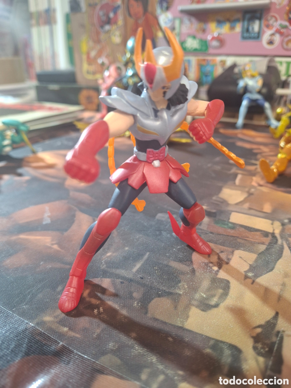 Figuas y mu&ntilde;ecos Caballeros del Zodiaco: CABALLEROS DEL ZODIACO BANDAI SAINT SEIYA gachapon ikki fenix primera armadura