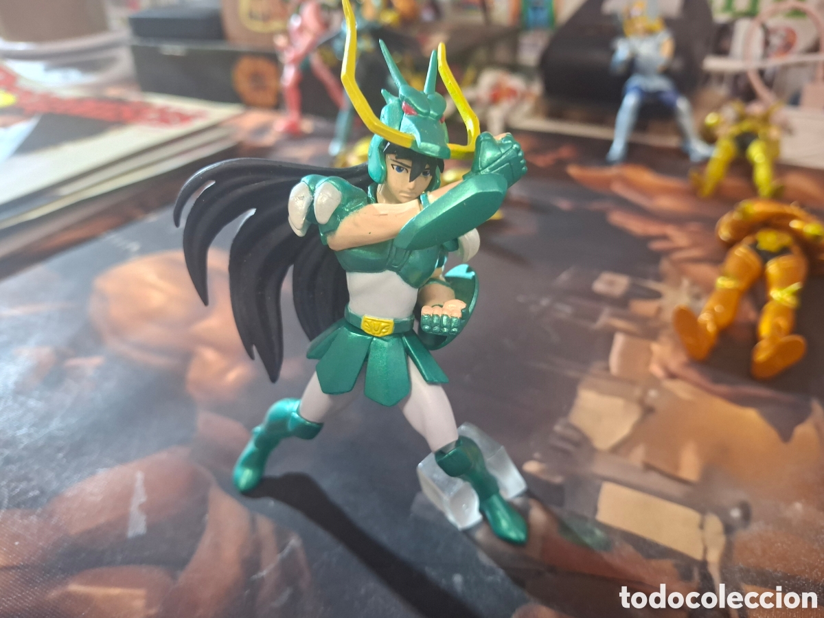 Figuas y mu&ntilde;ecos Caballeros del Zodiaco: CABALLEROS DEL ZODIACO BANDAI SAINT SEIYA gachapon shiryu dragon primera armadura