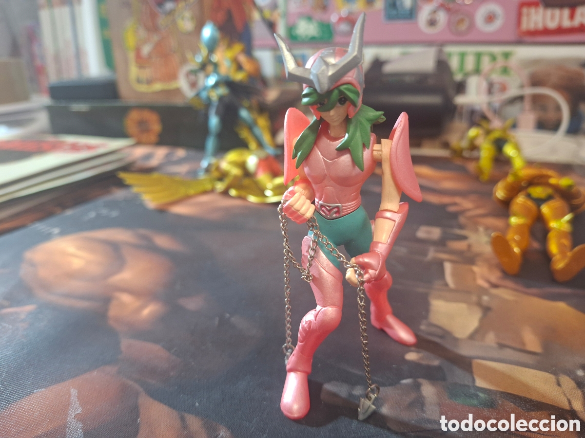 Figuas y mu&ntilde;ecos Caballeros del Zodiaco: CABALLEROS DEL ZODIACO BANDAI SAINT SEIYA gachapon shun andromeda primera armadura