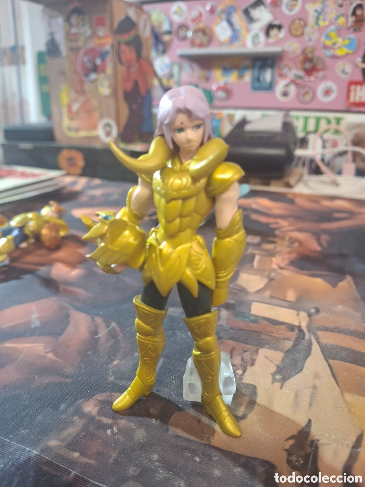 Figuas y mu&ntilde;ecos Caballeros del Zodiaco: CABALLEROS DEL ZODIACO BANDAI SAINT SEIYA gachapon mu de aries