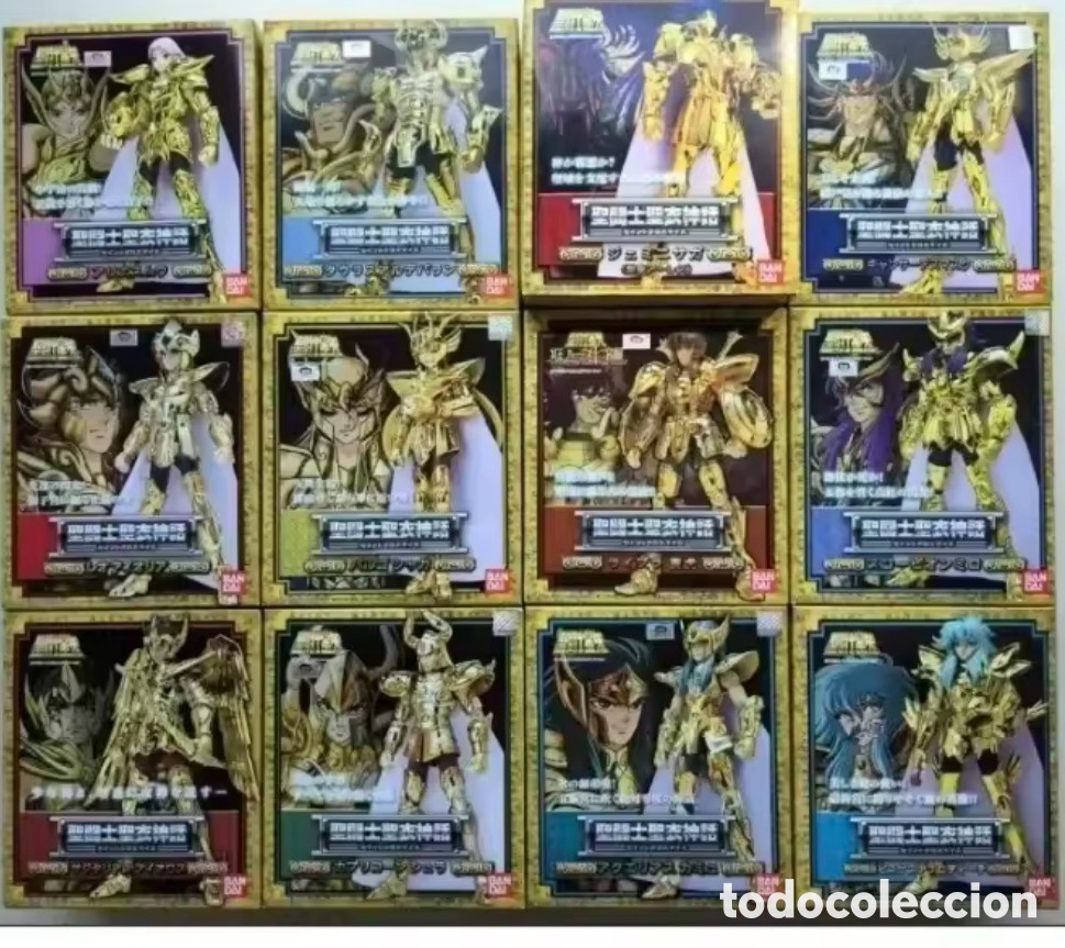 Figuas y mu&ntilde;ecos Caballeros del Zodiaco: Saint Seiya Myth Cloth 12 Caballeros de Oro