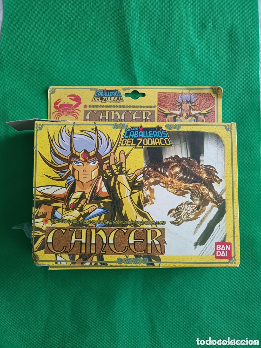 Figuas von Saint Seiya: Caja Los Caballeros del Zodiaco Caballero de oro de C&aacute;ncer Bandai espa&ntilde;ola 1987