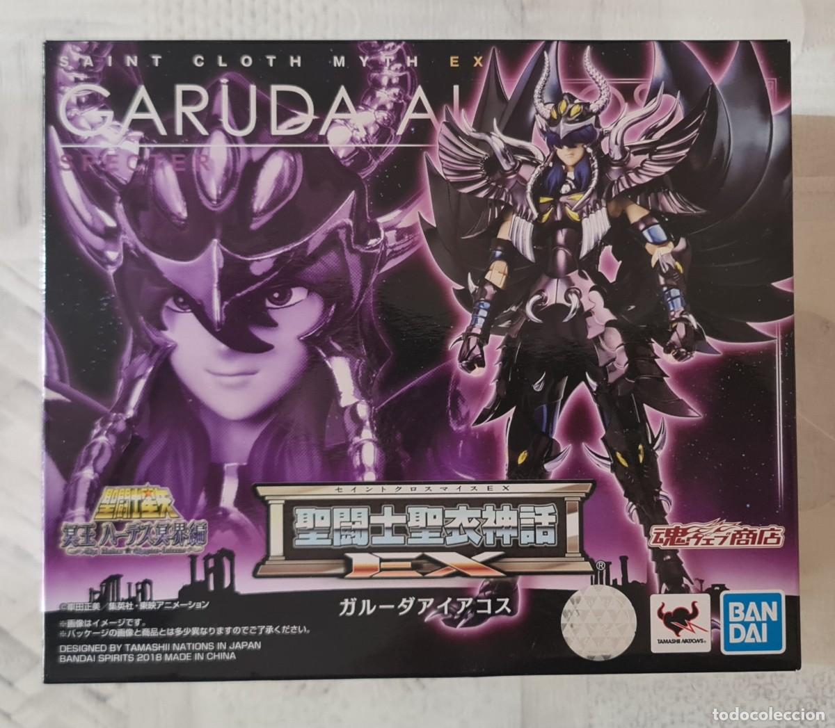 Figuas y mu&ntilde;ecos Caballeros del Zodiaco: Figura SAINT SEIYA-CABALLEROS DEL ZODIACO CLOTH MYTH EX GARUDA AIACOS. Bandai 2018