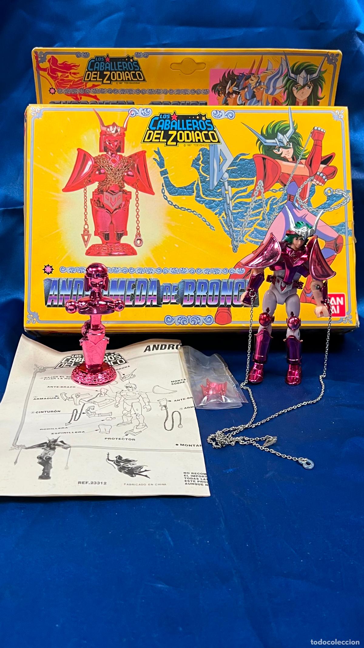Figuas y mu&ntilde;ecos Caballeros del Zodiaco: Caballero del zodiaco Andromeda de bronce de bandai 1987