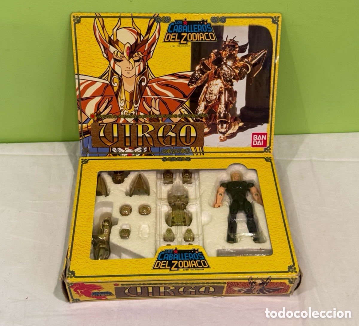 Figuas y mu&ntilde;ecos Caballeros del Zodiaco: Caballeros del Zodiaco VIRGO &ndash; Bandai vintage original, completo con caja original