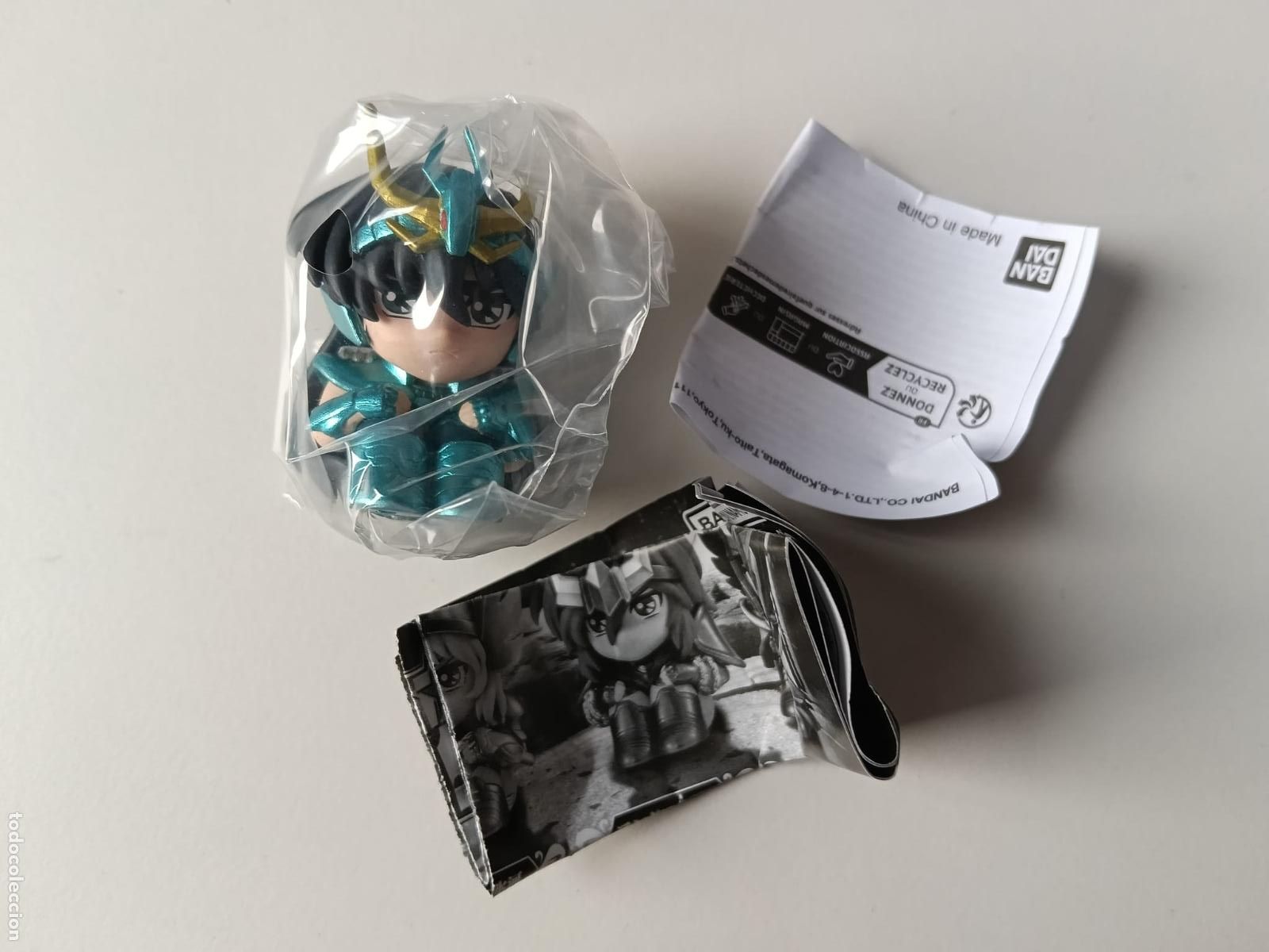 Figuas y mu&ntilde;ecos Caballeros del Zodiaco: GASHAPON SHIRYU - DRAGON - CABALLEROS DEL ZODIACO - SAINT SEIYA - BANDAI NAMCO
