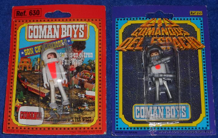 Figuras Coman boys antiguas: Coman Boys del espacio - Ref.630 y Ref.810 - Comansi - Foto 1