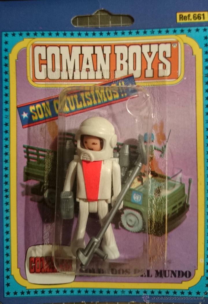 Figuras Coman boys antiguas: Coman boys lote 4 figuras precintadas - Foto 2