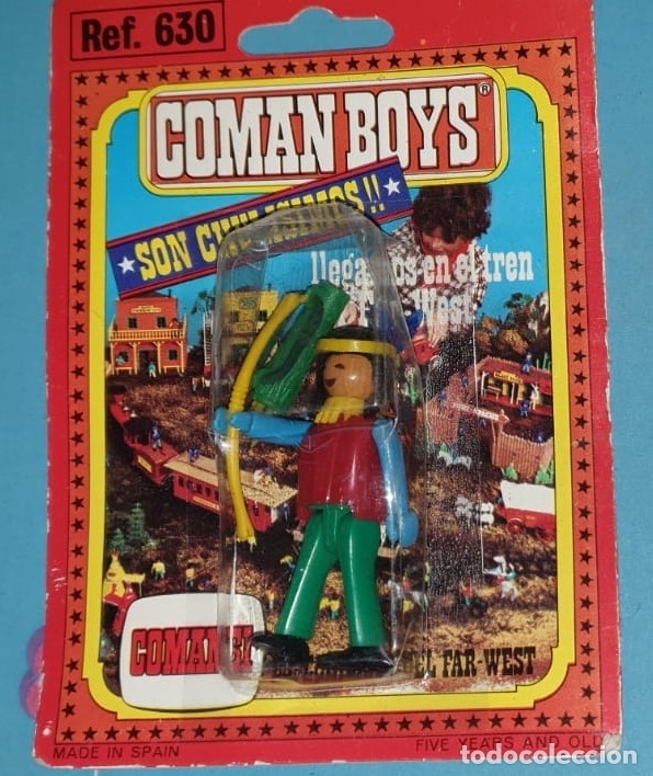 Figuras Coman boys antiguas: Coman Boys en embalje original - Foto 1
