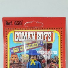 Figuras Coman Boys antiguas: OFICIAL FEDERAL DE COMAN BOYS . BLISTER ORIGINAL . REALIZADO POR COMANSI . AÑOS 70. Lote 182214267