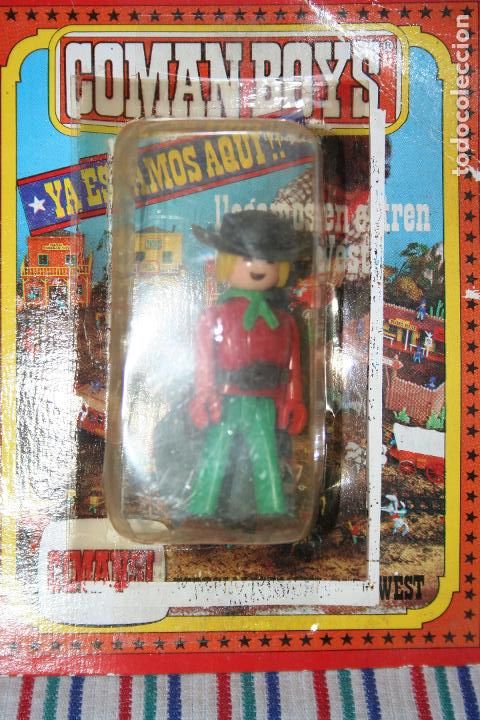 Figuras Coman boys antiguas: COMAN BOYS COMANSI VAQUERO RUBIO A ESTRENAR - Foto 7