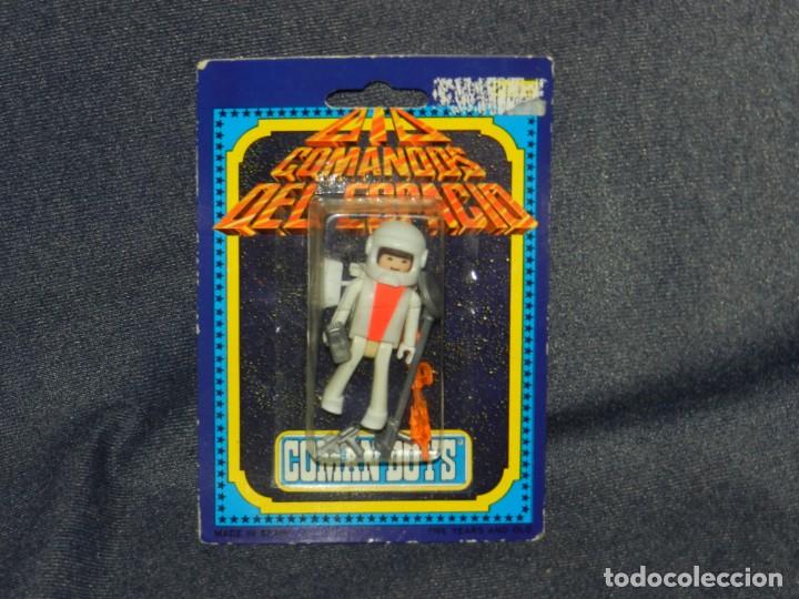 Figuras Coman boys antiguas: (M) COMAN BOYS COMANSI COMANDOS DEL ESPACIO , EN BLISTER , BUEN ESTADO - Foto 1