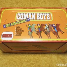 Figuras Coman Boys antiguas: COMANBOYS COMAN BOYS COMANSI COMANDOS DEL ESPACIO CAJA EXPOSITORA SIN USAR, LLENA, SIN TOCAR.