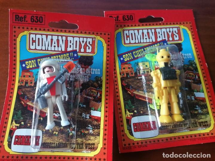Figuras Coman boys antiguas: COMAN BOYS ESPACIO ASTRONAUTA Y ALIEN - Foto 1