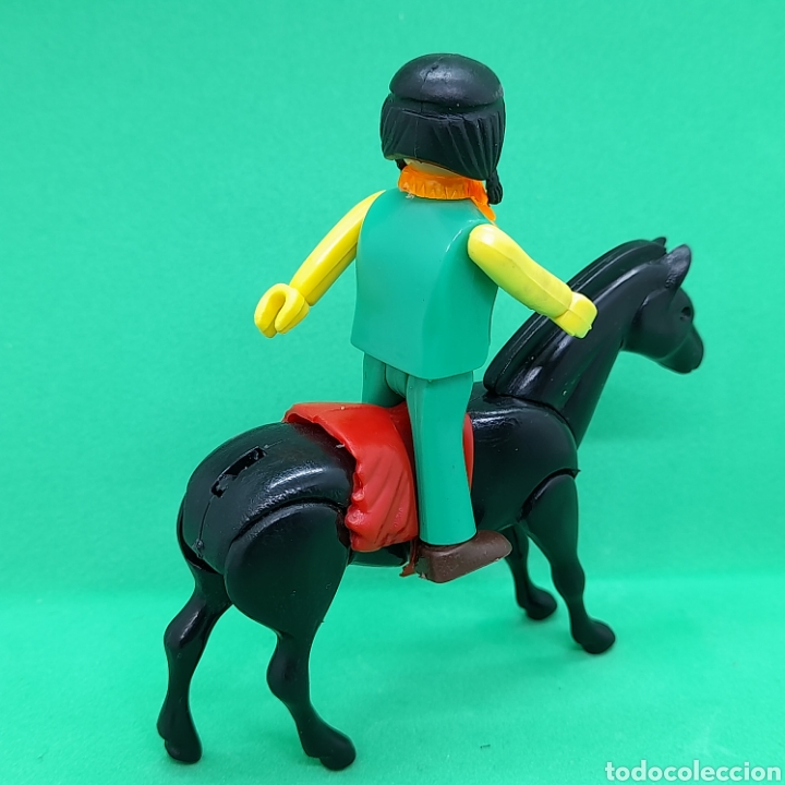Figuras Coman boys antiguas: ANTIGUO COMAN BOYS. INDIO A CABALLO. - Foto 2