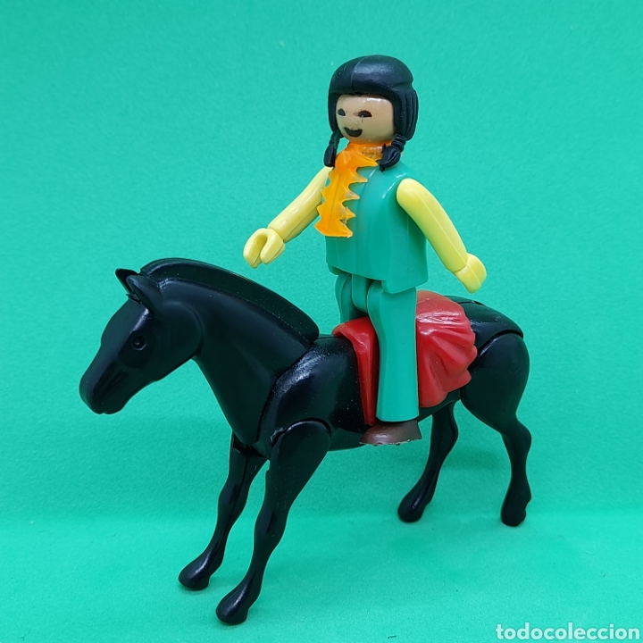 Figuras Coman boys antiguas: ANTIGUO COMAN BOYS. INDIO A CABALLO. - Foto 1