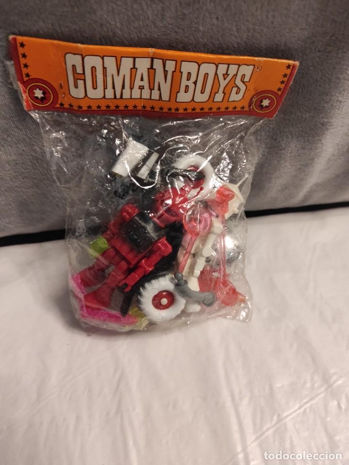 Figuras Coman boys antiguas: COMAN BOYS BOLSA ROBOTS - Foto 3