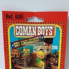 Figuras Coman Boys antiguas: BLISTER DE VAQUERO - COMAN BOYS . REALIZADO POR COMANSI . REF 630 ULTIMAS SERIES . LEER DESCRIPCION. Lote 309416623