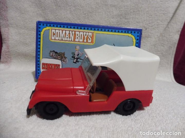 Figuras Coman boys antiguas: Coman boys jeep en caja, Comansi - Foto 1