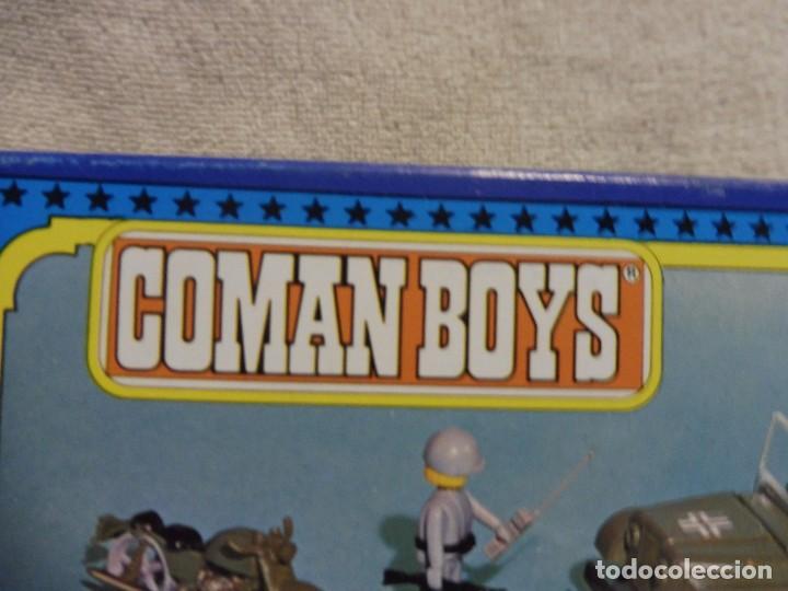 Figuras Coman boys antiguas: Coman boys jeep en caja, Comansi - Foto 10