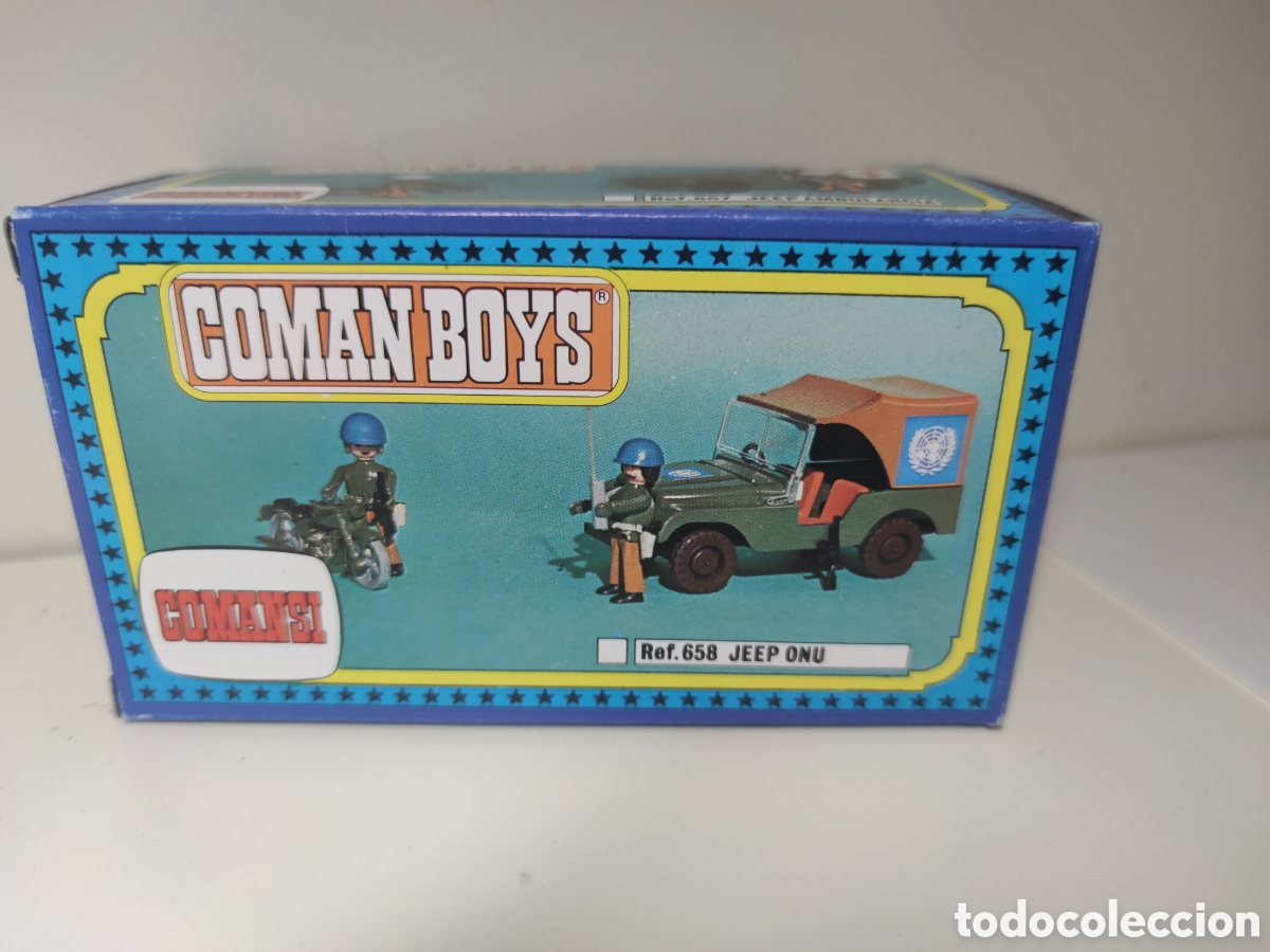Figuras Coman boys antiguas: Jeep ONU Coman Boys Comansi Ref 658 - Foto 3