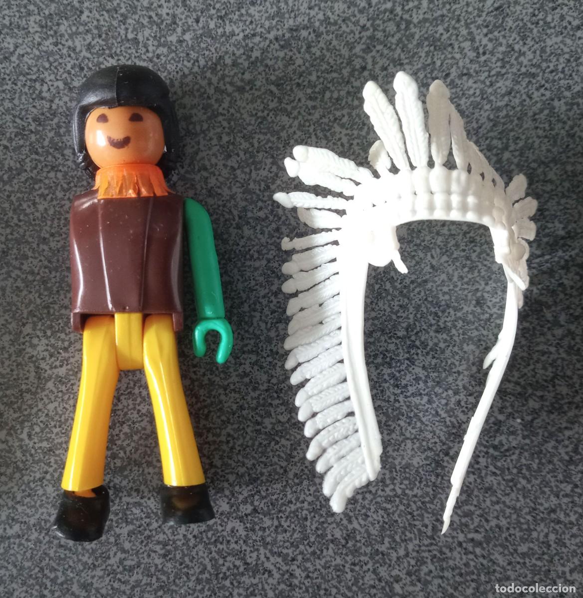 Figuras Coman boys antiguas: Lote Indio y caballo Coman Boys - Foto 3