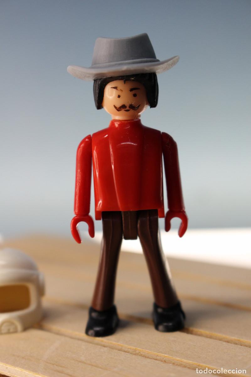 Figuras Coman boys antiguas: Coman Boys. Mini, con bigote, sombrero y casco. - Foto 2