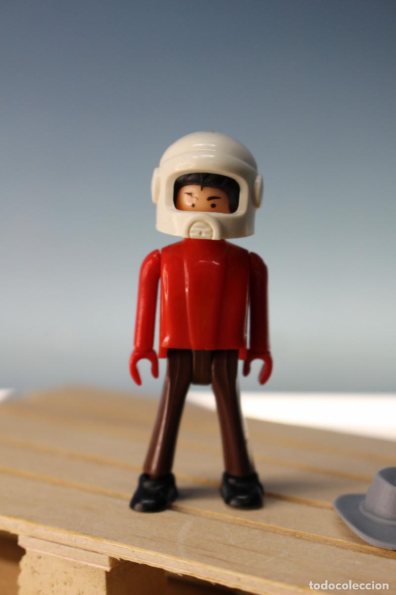 Figuras Coman boys antiguas: Coman Boys. Mini, con bigote, sombrero y casco. - Foto 3