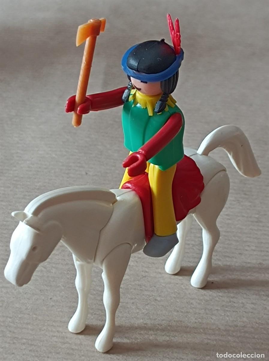 Figuras Coman boys antiguas: COMAN BOYS SERIE OESTE TRES INDIOS A CABALLO - Foto 4