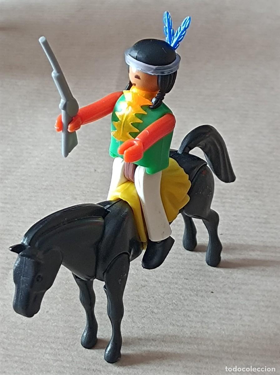 Figuras Coman boys antiguas: COMAN BOYS SERIE OESTE TRES INDIOS A CABALLO - Foto 6