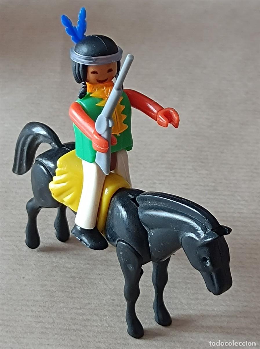 Figuras Coman boys antiguas: COMAN BOYS SERIE OESTE TRES INDIOS A CABALLO - Foto 7