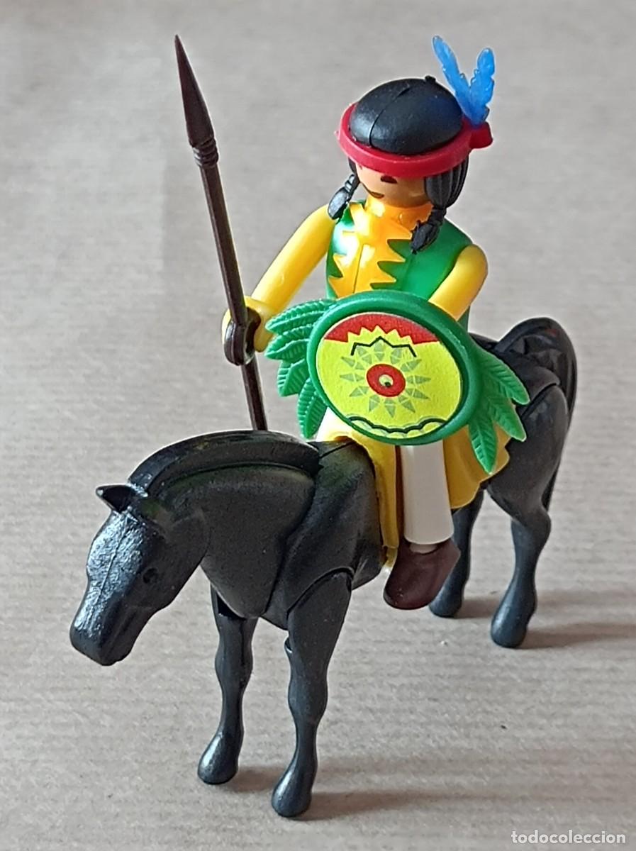 Figuras Coman boys antiguas: COMAN BOYS SERIE OESTE TRES INDIOS A CABALLO - Foto 2