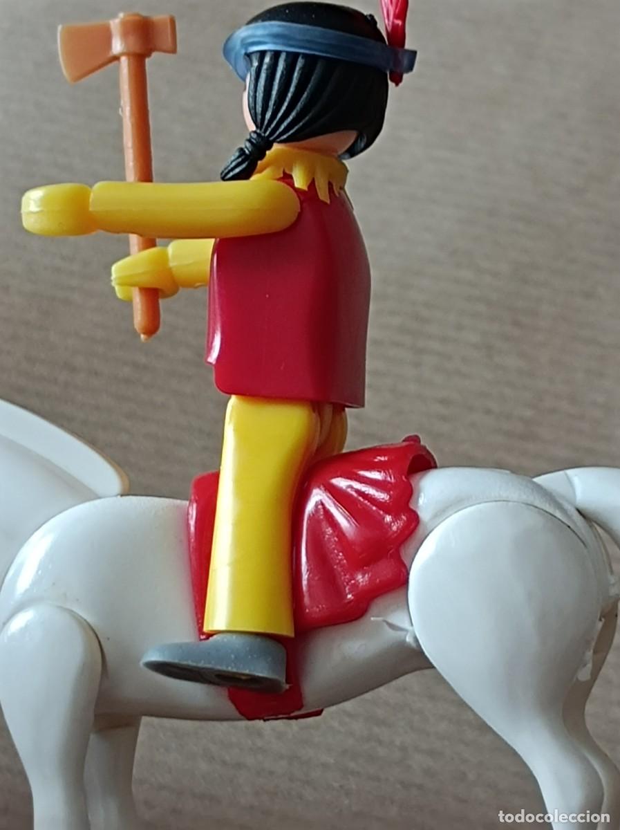 Figuras Coman boys antiguas: COMAN BOYS SERIE OESTE TRES INDIOS A CABALLO - Foto 7