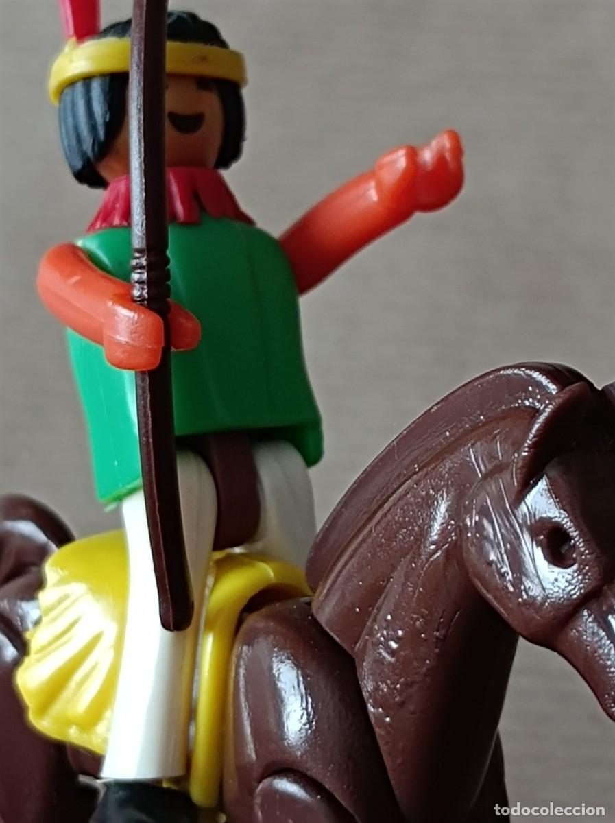 Figuras Coman boys antiguas: COMAN BOYS SERIE OESTE TRES INDIOS A CABALLO - Foto 13