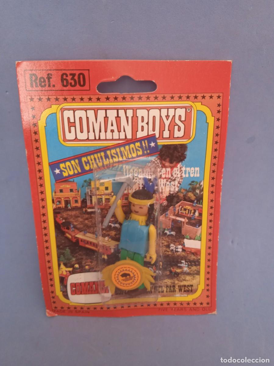 Figuras Coman boys antiguas: COMANSI: FIGURA OESTE INDIO COMAN BOYS - Foto 1