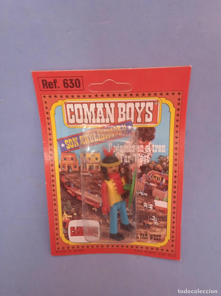 Figuras Coman boys antiguas: COMANSI: FIGURA OESTE INDIO COMAN BOYS - Foto 1